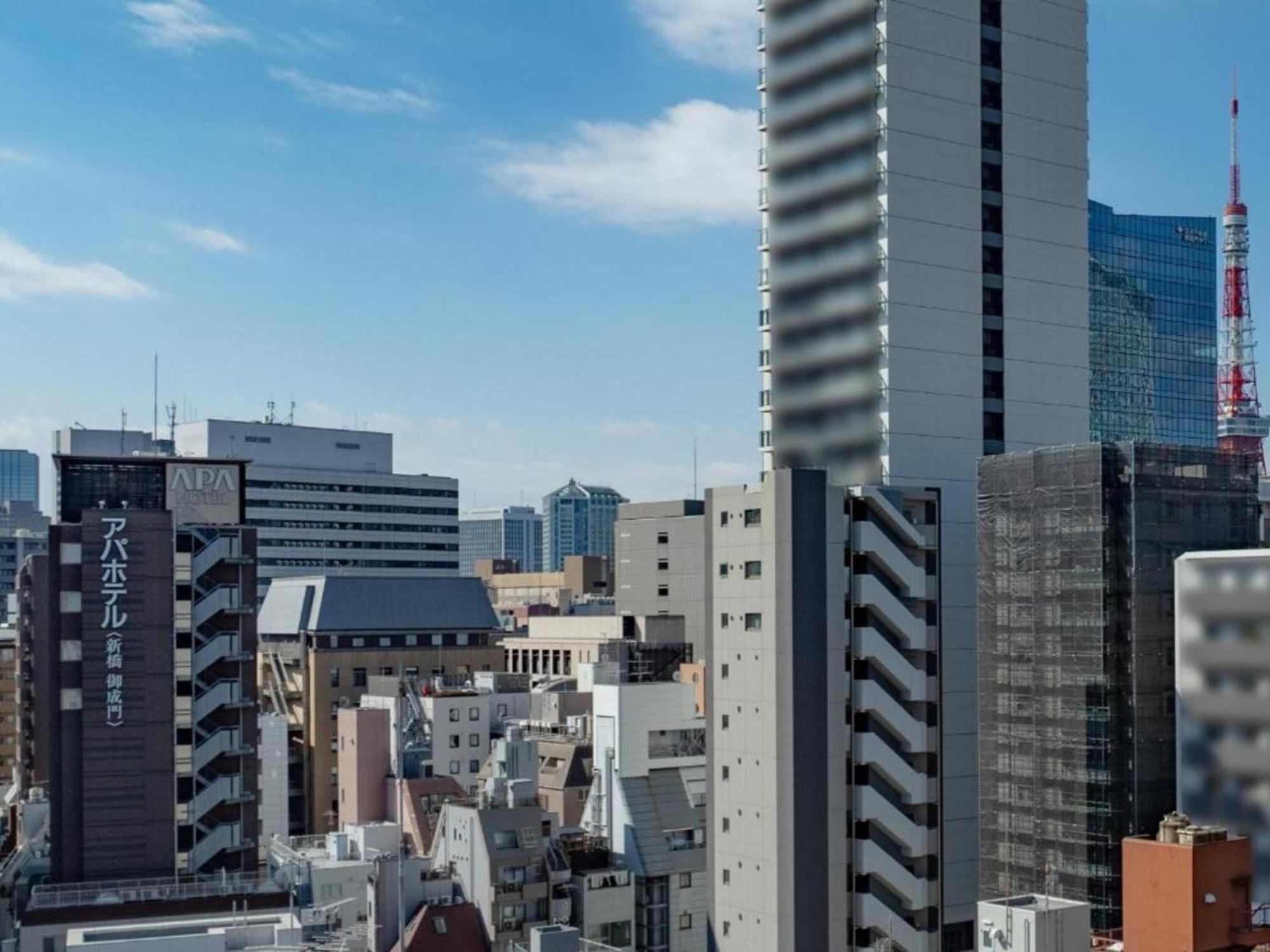 Apa Hotel Shimbashi Onarimon Токио Экстерьер фото