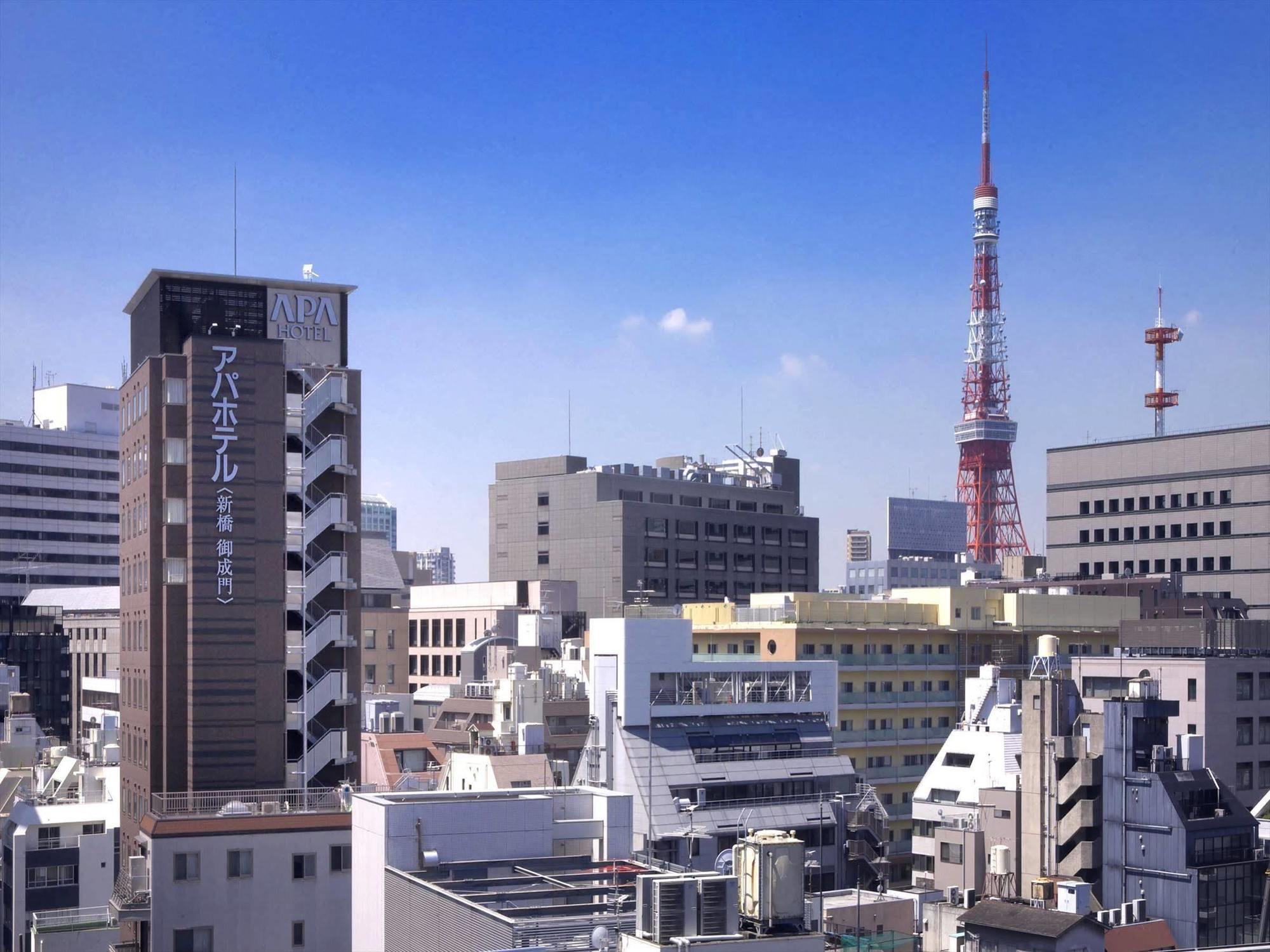 Apa Hotel Shimbashi Onarimon Токио Экстерьер фото